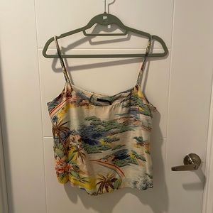 Ralph Lauren by polo Hawaiian print top, new with tags.